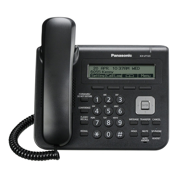 Telefono Ip  Basico Sip Para Pbx Panasonic Kx-ut123xb