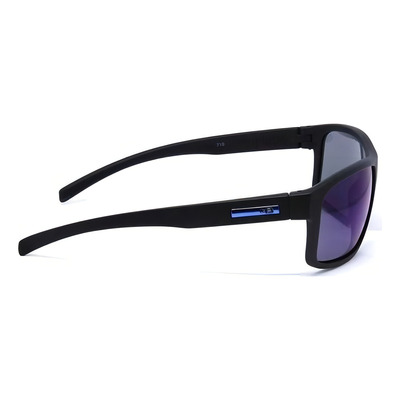 Oculos Sol Hb Overkill 9014271087 Preto Fosco L Azul Espelha Cor Da Lente Azul-espelhado