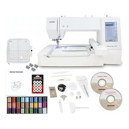 Janome Memory Craft 400e Bordado Maquina Con La Exclusiva 