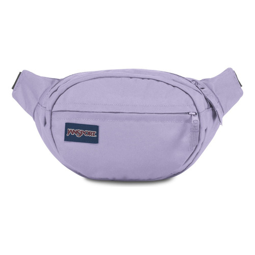 Cangurera Jansport Fifth Avenue. Color Violeta Diseño De La Tela Liso