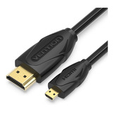 Cable Micro Hdmi A Hdmi Vention 4k 60hz 2m