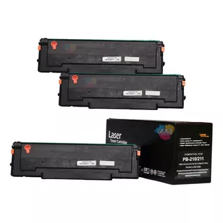 2 Toner Elgin Pantum Pb-211 P2500w M6550nw M6600dn 1600pg