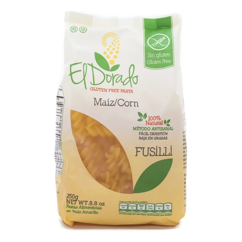 Fusilli De Maiz Gluten Free El Dorado 250 G Pasta