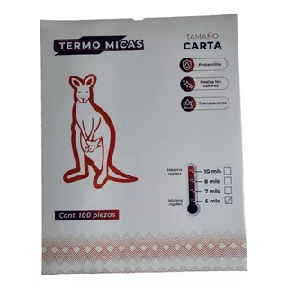 Micas Termicas 5mls Carta (500 Piezas) Especial