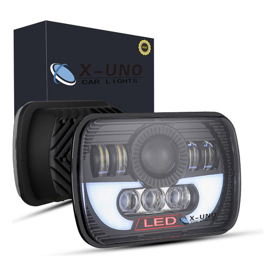 Faro Led 5x7 Cuadrada Unidad Super 45w 15 Led H4/h13 4x4 Suv