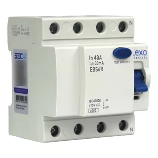 Interruptor Diferencial 4x40a 30ma Lexo Certificado