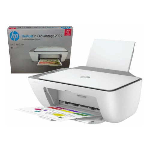 Impresora Hp Advantage Multifuncion Color Deskjet Ink 2775 Color Blanco