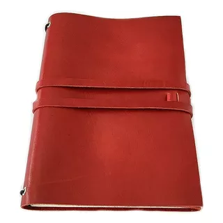 Cuaderno Artesanal Cuero Recargable A5 / Personalización 