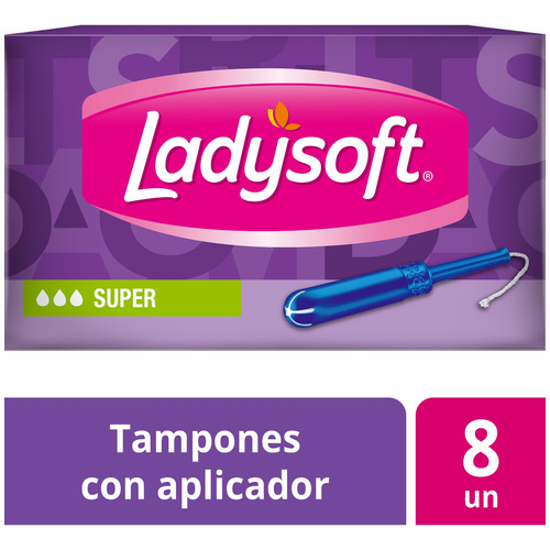 Tampones Ladysoft Absorción Super 8un