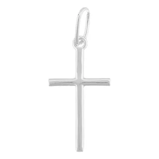 Pingente Crucifixo 3cm Medio Masculino E Feminino Prata 925