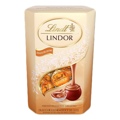 Lindt Cornet Lindor Dulce De Leche 200g