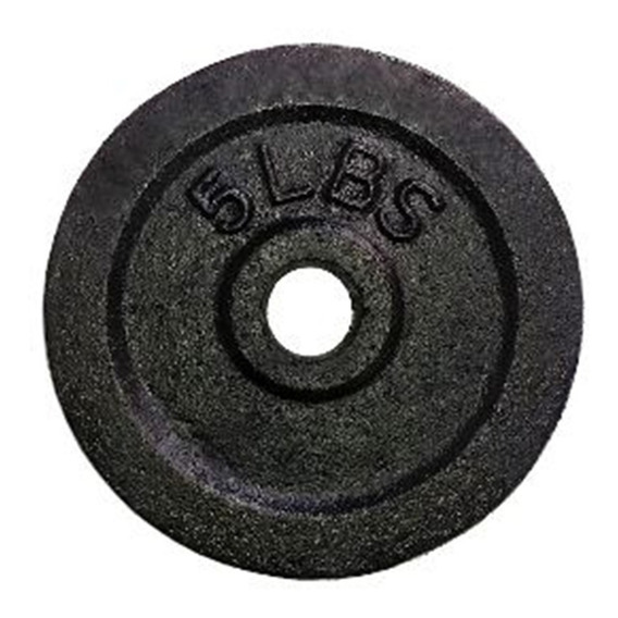 Disco 5lb Hierro Para Mancuerna-barra-pesa Gym 2.5cm Di