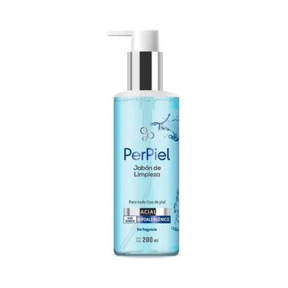 Perpiel Jabón De Limpieza Facial Todo Tipo De Piel X 200 Ml 