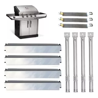 Kit Completo Inox Churrasqueira Char Broil Design Br Classic