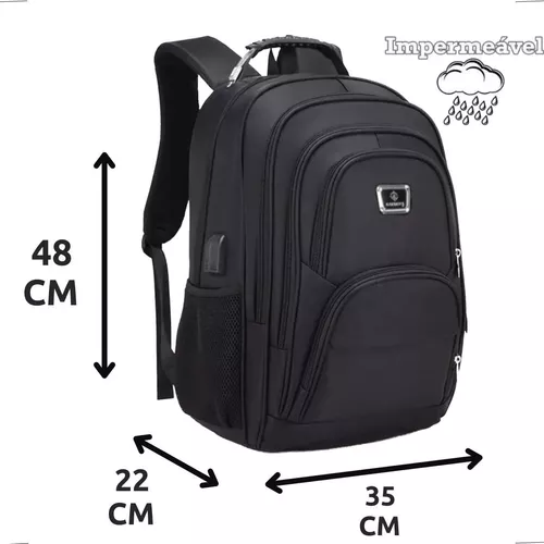 Mochila Bolsa Cavalera Unissex Laptop Impermeável Reforçada