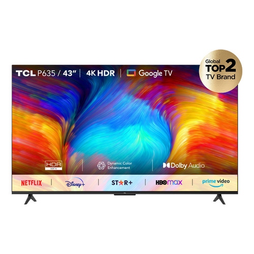 Smart TV TCL Series P635 43P635 LED Google TV 4K 43" 110V/220V
