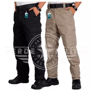 Pantalón Táctico Comando Recto Sport Scout Safari Cargo Gab