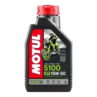 Aceite Para Motor Motul Semi-sintético 15w-50 Para Motos Y Cuatriciclos De 1 Unidad