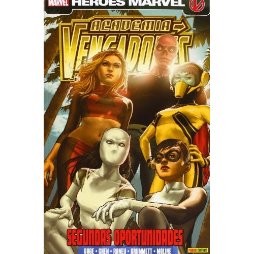 Academia Vengadores 05: Segundas Oportunidades, De Tom Grummett. Editorial Panini Marvel España, Tapa Blanda, Edición 1 En Español