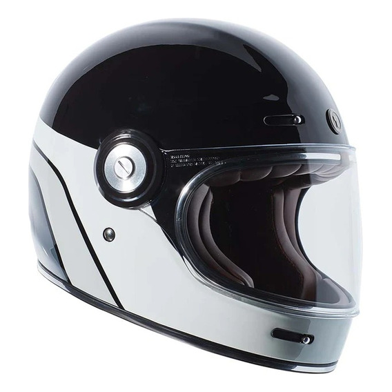 Casco Full Face Retro Torc T-1 Dreamliner Black Grey