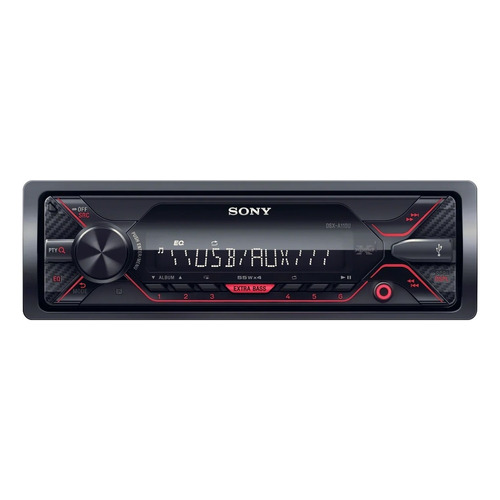 Stereo Auto Sony Usb Aux Dsx-a110 4x55w Color Negro