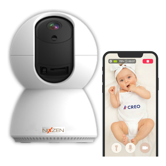 Baby Call Monitor Cámara Bebe Wifi Sonido App Motorizado Hd