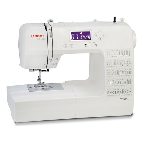 Máquina de coser recta Janome 1050DC portable blanca 220V - 240V