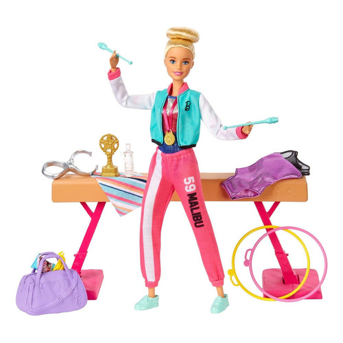 Barbie Careers Set Gimnasta Mattel