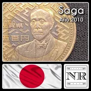 Japon - 500 Yen - 2010 - Bimetalica - Km #169 - Saga