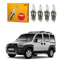  Jogo Velas Ngk Doblo Adventure 1.8 8v 2004 A 2010