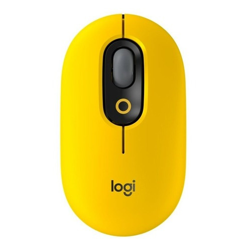 Mouse Logitech Pop Bluetooth Black Yellow Color Amarillo