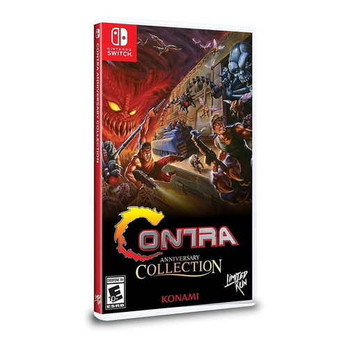 Contra Anniversary Collection Switch Limited ejecuta Midia Fisic