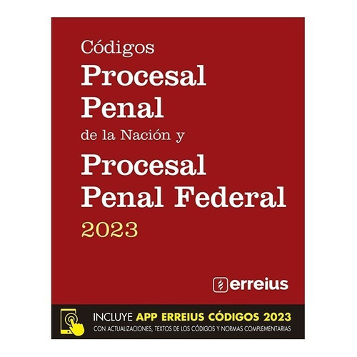 Código Procesal Penal Nación Y Procesal Penal Federal