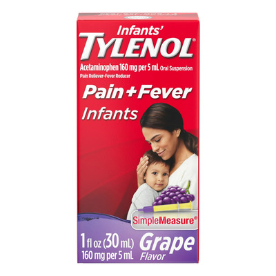 Tylenol Infant Pain + Fever Sabor Uva 30ml Importado