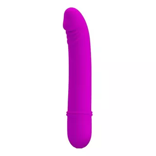 Vibrador Consolador Clitoris Punto G Dildo Sex Pene Silicona Color Fucsia