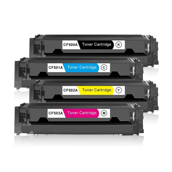 Pack 4 Toner Compatibles 202a Para Pro M254 M280 M281 Cf500a