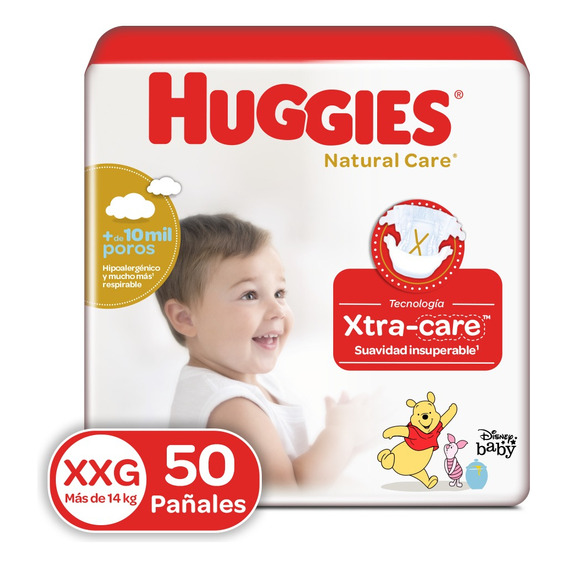 Pañales Natural Care Etapa 5xxg - Unidad a $1599