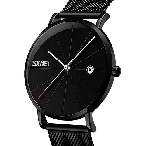 Reloj Unisex Skmei 9183 Malla Acero Minimalista Elegante Color De