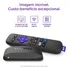 Roku Express 4K | Dispositivo de streaming HD/4K/HDR com controle remoto simples e botões de atalho. Inclui Cabo HDMI® Premium