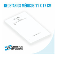 Recetarios Médicos 11x17 Papel Obra X1000