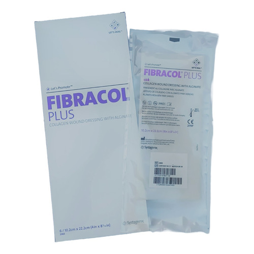 Gasa hidrófila Systagenix Fibracol Plus de 10.2cm x 22.2cm x 1u