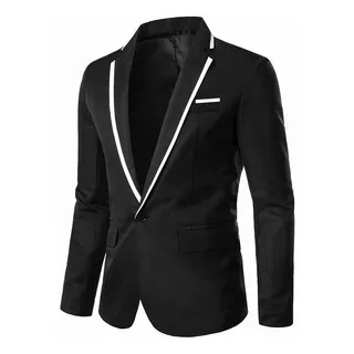  Saco Blazer Caballero, Casual Hombre Moda, Slim Fit Premium