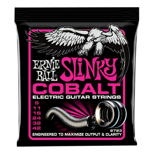 Ernie Ball 2723 Cuerdas Guitarra Electrica Cobalt 9-42
