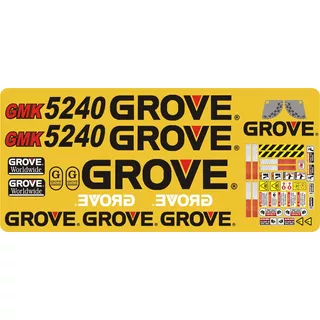 Calcomanías Para Grua Grove Gmk5240