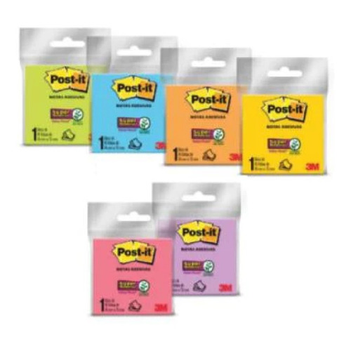 Notas Adhesivas 3m Post-it Super Sticky Opp 3x3 45 Hoja /v