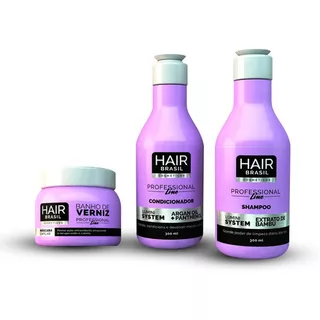 Kit Hidratação Cabelo Profissional Lumini System Hair Brasil