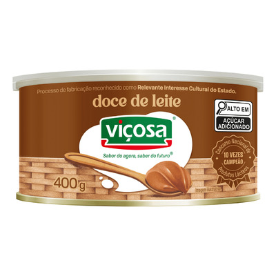 Doce De Leite Viçosa Cremoso Tradicional Lata 400g