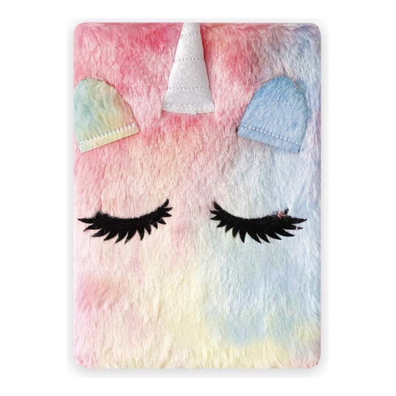 Libreta Ojos Unicornio Peluche