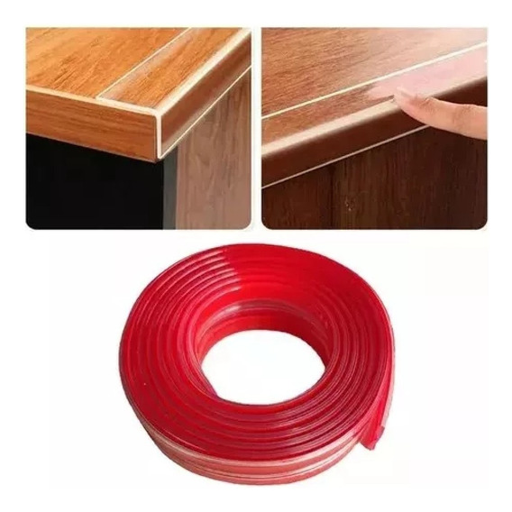 Protector De Mesa Paragolpes Tira De Silicona Adhesivo 1mts