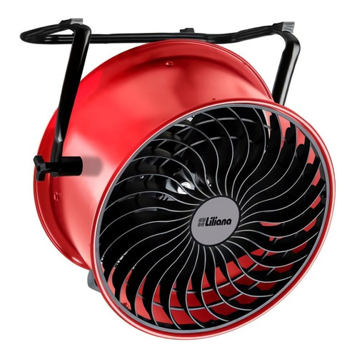 Ventilador Industrial Liliana Turbo 16 Muy Potente 200 Watts Cantidad de aspas 3 Estructura Rojo Diámetro 16 " Frecuencia 50 - 60 Hz Material de las aspas Metal